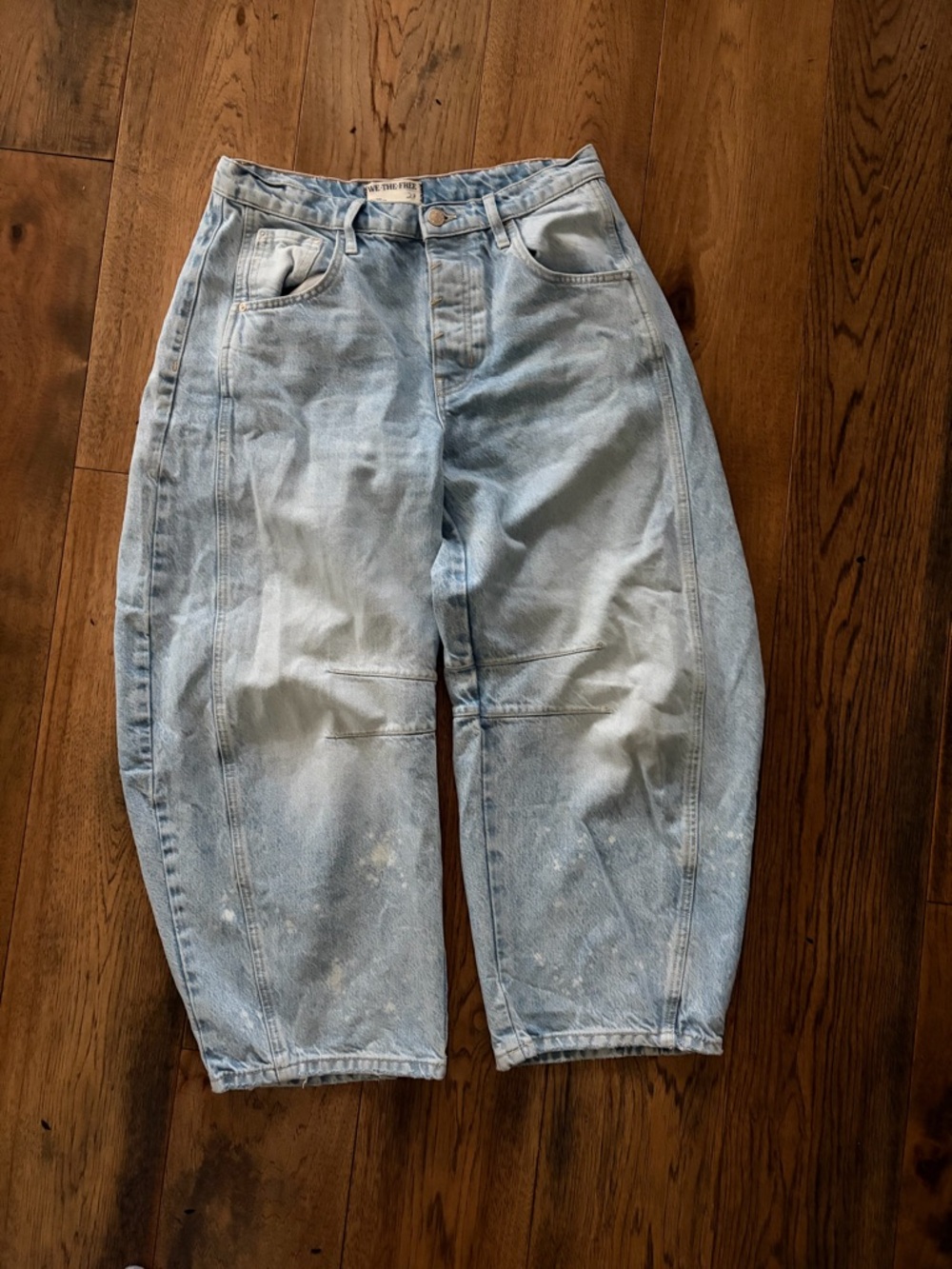Free People Good Luck Barrel Jeans - Picture 3 of 4